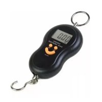 Ekoi - Balanza Electrónica Portátil Digital Colgante Equipaje Viaje Negro Talla Única