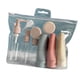 thumbnail image 4 of Juego de botellas de viaje portátiles, tarros , botellas de Spray recargables, acondicionador vacío con bolsa para crema, regalos cosméticos Rosado, 4 of 5