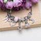 thumbnail image 2 of Pulsera DS dijes acero ajustable mariposa cristal, 2 of 3