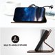 thumbnail image 3 of Funda Flip Premium Fibra de Carbono para Motorola MOTO G 5G 2025 con Soporte y Cierre Marrón, 3 of 6