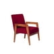 thumbnail image 2 of Sitial Frankfurt Tela Velvet Burdeo, 2 of 3