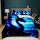 thumbnail image 1 of x1378 Bed SheetsBedding Mythical Dragon Print Piece Bed Set With Pillow Shams Kids Cool Polyester Duvet Cover Set No Comforter 3-Piece Bedding Set (1 Duvet Cover + 2 Pillow Shams) nj1378, 1 of 5