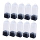 thumbnail image 1 of Cajas De Regalo De Flores Con Asa, Cajas De Regalo Transparentes, Color Negro, 10 Uds., 1 of 5
