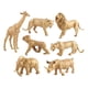 thumbnail image 3 of Figuras De Animales - 7 Piezas De Juguetes Educativos De Bosque De Modelo De Acción Dorada Realista, 3 of 5