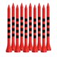 thumbnail image 2 of 100pcs Bamboo Golf Tees Rayas Marca Escala Alto Rendimiento 70mm Rojo, 2 of 5