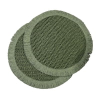 Oem - Set 2 Individual De Mesa Pack 2 Individual Tejido Colores V