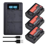 Genérico - 3 Baterías Np-Fz100 + Cargador Doble Bc-Qz1 Alternativo Sony