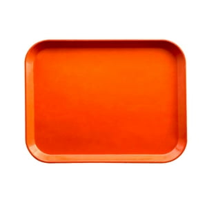 Imahe - Bandeja Fibra De Vidrio 35 X 45 Cm Naranja