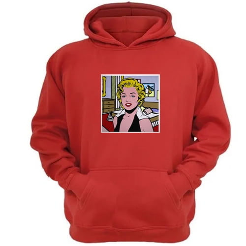 Genérico - Polerón Canguro Marilyn Rojo Talla Xl Unisex