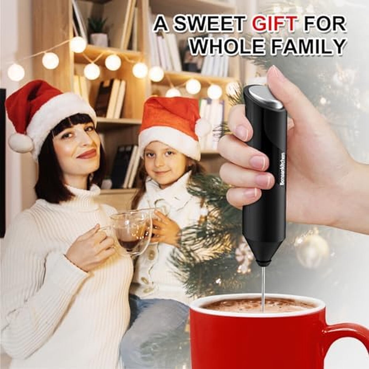 Espumador De Leche Bonsenkitchen Mf8712new Manual Negro