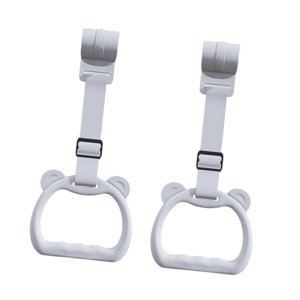 Magideal - Anillos De Tracción Para Bebés, Herramienta De Entrenamiento Para Caminar, Fácil De Instalar, Livianos Y Confiables Gris