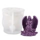 thumbnail image 3 of Molde De Vela En Espiral Con Forma De Onda De Silicona Con Forma De Ángel María Con Alas Grandes Mo, 3 of 8