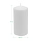 thumbnail image 4 of Pillar Candles Stonebriar, paquete de 3 unidades, 7,6 x 15 cm, 65 h, color blanco, 4 of 8