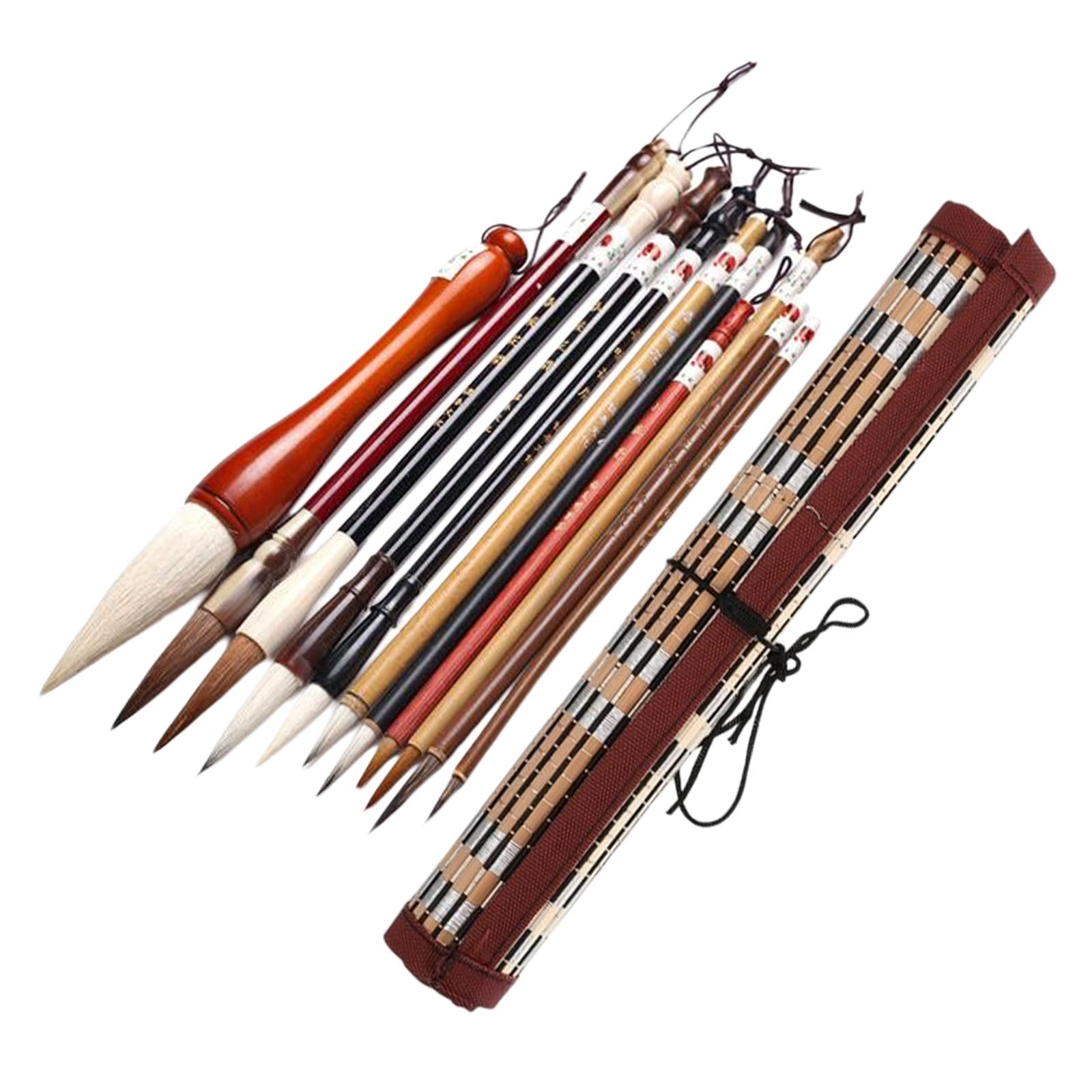 Bothyi - Pinceles De Caligrafía China, Pintura De Tinta Sumi Para Principiantes Profesionales, 11 Uds.