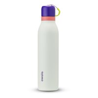 Botella De Agua Owala Freesip Twist Con Aislamiento De 700 Ml, Morado/Verde