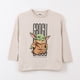 thumbnail image 1 of Polera Manga Larga Niño Grogu Beige Star Wars, 1 of 3
