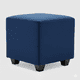 thumbnail image 5 of Living Kansas 3 cuerpos + 2 Pouf Felpa Azul, 5 of 5