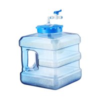 Ioensy - Contenedor De Agua Para Mesa De Té Botella De Agua Potable De Grado Alimenticio Almacenamiento De Agua 7.5L Cuadrado