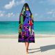 thumbnail image 5 of AMIGOS DEL ARCOÍRIS Manta Capa con Capucha Anti-Bolitas, Manta de Lana Ártica Suave, Manta Portátil de Felpa Ligera y Lujosa, Poncho para Siesta en Casa y Oficina, 100*130cm, 5 of 6