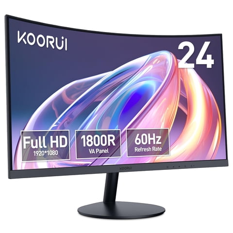 Monitor Koorui 24N5C De 60 Hz Y 23,6 Pulgadas, Full Hd