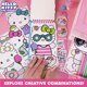 thumbnail image 3 of Libro Para Colorear Y De Calcomanías Hello Kitty 2 En 1 Con Crayones Y Calcomanías, 3 of 7