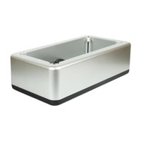 Magideal - Dispensador Automático De Cubierta De Zapatos, Máquina De Cubierta De Zapato De Planta Portátil De Protección Portátil Reutilizable Para Supermercados Plata
