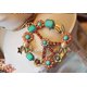 thumbnail image 2 of Collar bohemio con símbolo de la paz y perlas retro para mujer, 2 of 6