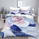 thumbnail image 1 of Frozen Princess Elsa and Aina Anime Duvet Cover Set Comforte Printed Cartoon Twin Size Bedding Sets Christmas Gifts 3-piece, 1 of 4