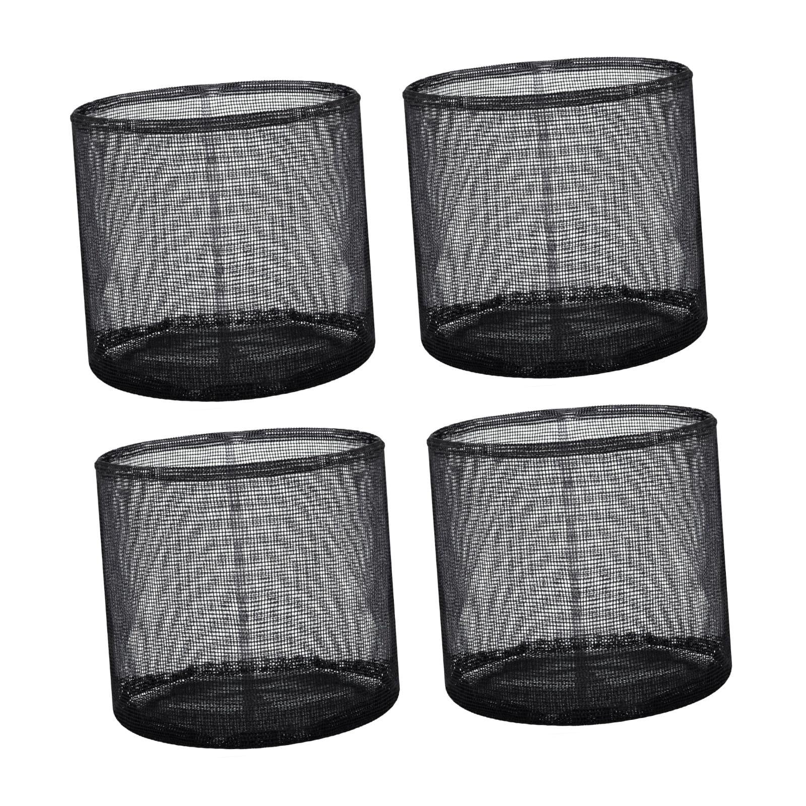 Magideal - 4x Bolsas De Plantación De Estanques Acuáticos, Jardín De Plantas Jardín De Planta Transpirable Recipiente De Cultivo, Macetas De Macetas, Macetas De Ronda 18x18 Cm