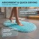 thumbnail image 4 of REGALWOVEN Alfombra de Área Suave y Peluda, Alfombras de Dormitorio Ultra Esponjosas, Alfombra Peluda Antideslizante para Habitación, Guardería, Piso al Lado de la Cama Azul 35" x 24", 4 of 7