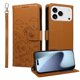 thumbnail image 1 of Funda Cartera para iPhone 17 Pro Perro Cachorro Grabado con Tarjetas Soporte Correa Marrón, 1 of 6
