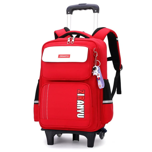 Carry On Kids' Luggage Primary Junior High School Bag Rolling Backpack for Kids Girls Boy Wheeled Bag Student Trolley Schoolbags