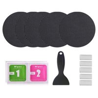 Magideal - Parches De Reparación De Trampolín Grandes, Resistentes Al Agua, Reparación De Agujeros De 4 Pulgadas Para Colchones De Trampolín, Fijadores De Juguet 5 Piezas