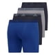 thumbnail image 2 of Calzoncillos tipo bóxer adidas de algodón elástico para hombre, paquete de 4, 2 of 3