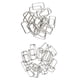thumbnail image 3 of Conector cuadrado de la hebilla del metal 40pcs para la artesanía del bolso del diy de plata, 3 of 5
