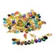 thumbnail image 3 of 50 Uds. De Colgantes De Cristal Facetados Coloridos Con Tapa De Flor De Filigrana, 3 of 5