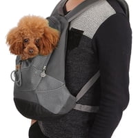 Defensor - Mochila Transportadora Para Mascotas, Perros, Gatos, Color Negro, Talla L