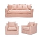 thumbnail image 1 of Juego De Living Fontana 5 Cuerpos Lino Rosado, 1 of 7