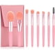 thumbnail image 1 of 8 Pcs Cosmético Pinceles Kit Travel Potátil Mini Maquillaje Pinceles Set Premium Wooden Mango Synthetic Bristle Concealer Pinceles With Bag Foundation Contour Blush Eye shadow Eyelash Lip and Eye, 1 of 7