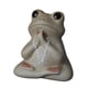 thumbnail image 4 of Estatuilla De Mascota De Té De Rana De Cerámica Estatuas De Animales Pequeños Accesorio Elegante Estilo Encantador A, 4 of 5