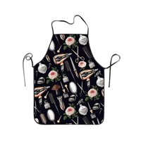 Ioensy - Delantal De Peluquero Cómodo Delantal De Cocina Multiusos Para Salón De Barbacoa