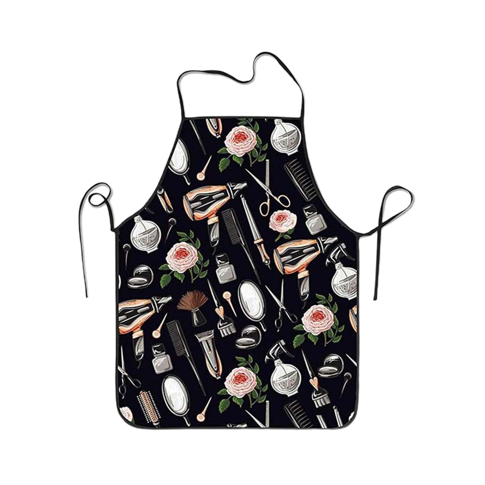 Ioensy - Delantal De Peluquero Cómodo Delantal De Cocina Multiusos Para Salón De Barbacoa