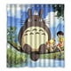 thumbnail image 1 of Cortina de ducha de El Viaje de Chihiro, Princesa Mononoke, juego de cortinas de baño con ganchos, tamaño 66 x 72 pulgadas, 1 of 3