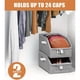 thumbnail image 2 of Almacenamiento De Sombreros Para Gorras De Béisbol 2 Cajas De Almacenamiento De Sombreros Apilables Con Capacidad Para 24 Gorras Organizador De Sombreros Para Armario Cajas De Sombreros Sn, 2 of 3