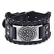 thumbnail image 1 of Brazalete Masculino, Eco Cuero Diseño Metal, Pulsera Estilo Vikingo, 1 of 2