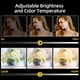 thumbnail image 4 of Panel de luz LED para fotografía Panel de luz de video LED Luz de video LED Luz LED para fotografía Lámpara de fotografía de 13 W Luz LED regulable Luz de vlog portátil 120 cuentas LED Serie NP-F Bate, 4 of 6
