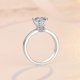 thumbnail image 4 of Anillos de Moissanita de Oro Blanco de 18K de 2-3 Uds para Mujer Regalo Color D Claridad VVS1 Anillos de Compromiso de Diamante Anillo de Plata Esterlina S925 Joyería Alianzas de Boda de Moissanita, 4 of 9