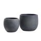 thumbnail image 1 of Juego de macetas Olly & Rose 18 cm y 14 cm negras (2 piezas), 1 of 6