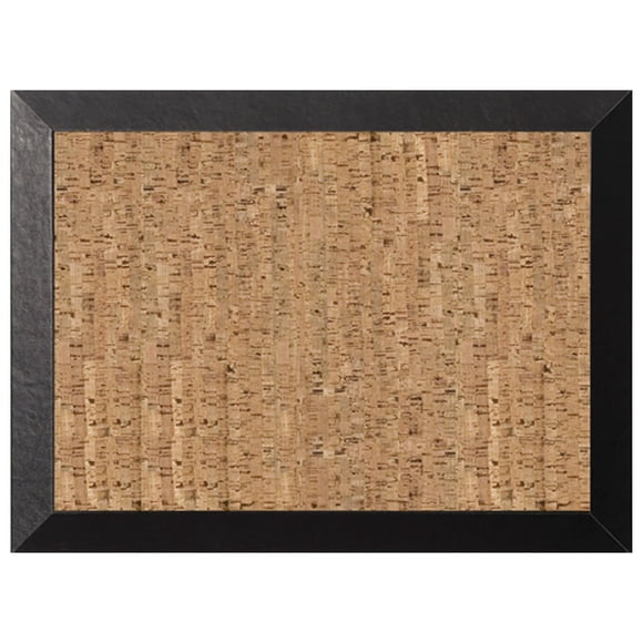 Tablón de anuncios MasterVision de corcho natural, 45 x 60 cm, marco negro