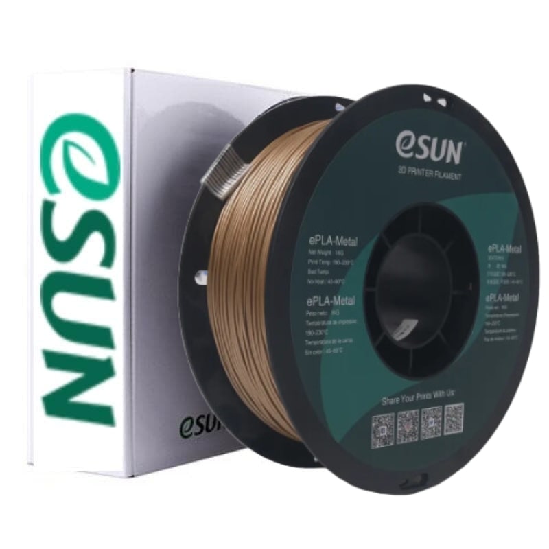 Esun - Filamento 3D Pla Metal Bronce Antiguo 1Kg | Filamentos
